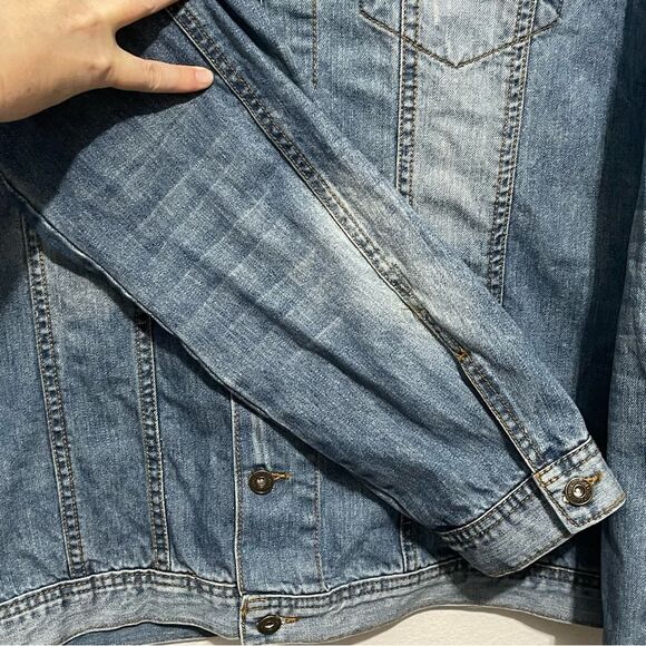 Sunset Creek Casual Menswear Denim Jean Jacket Size XXL Pro Edge Clothing - Picture 8 of 12